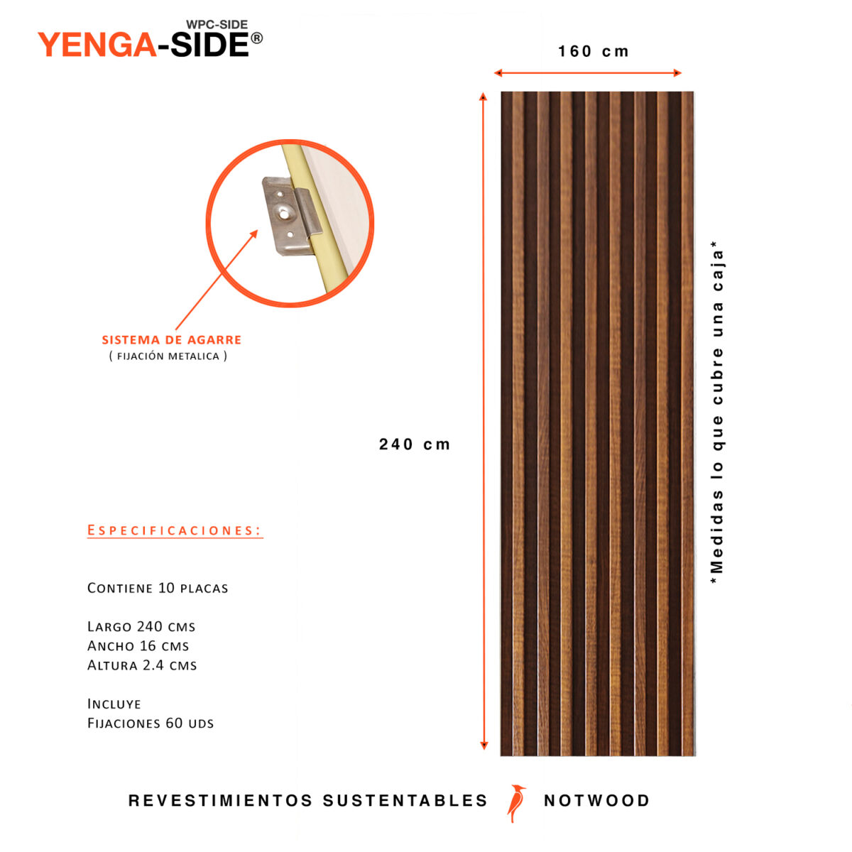 Revestimiento NOT-WOOD ALERCE INFORMACION