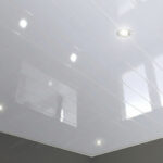 Revestimiento de cielo interior PVC diseño blanco brillante glossy panel - Imagen 5