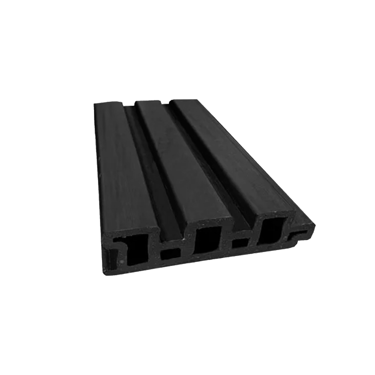Revestimiento para muro exterior e interior ripado  negro 300 cm