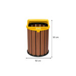Eco Basurero 67 LT yellow - Imagen 2