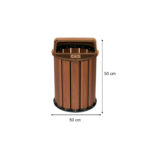 Eco Basurero 67 LT brown - Imagen 2