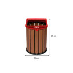 Eco Basurero 67 LT red - Imagen 2