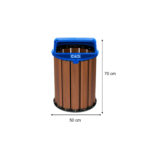 Eco Basurero 94 LT blue - Imagen 2