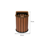 Eco Basurero 94 LT brown - Imagen 2