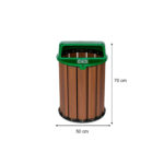 Eco basurero 94 LT green - Imagen 2