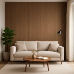 Revestimiento de muro interior diseño chocolate sensual forro pared panel