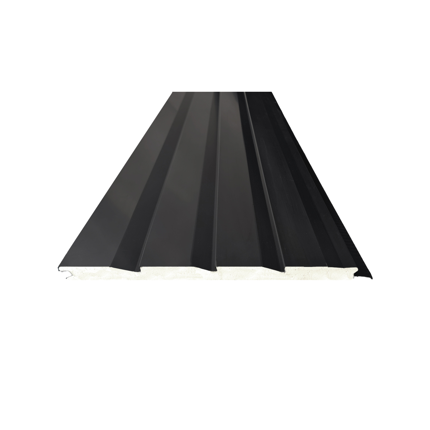 EBANO.jpg Revestimiento muro siding metálico exterior diseño negro veteado - Imagen 1