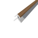 Perfil PVC esquina exterior sherwood 300 cm para panel alveorlar