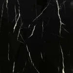 Revestimiento muro Interior laminada tipo mármol diseño grande sicilia negro 122 x 240 cm