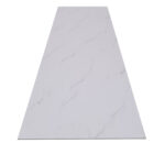 Revestimiento UV muro interior baño u cocina tipo mármol diseño grande blanco mate 240x61cm